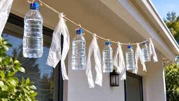 Colgar una botella de plástico con agua afuera de la casa: para qué sirve y por qué se usa en tantos países del mundo