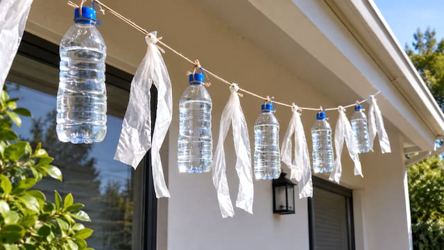 Colgar una botella de plástico con agua afuera de la casa: para qué sirve y por qué se usa en tantos países del mundo