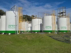 La empresa que compró el predio de Atanor inauguró un centro de almacenaje para el agro