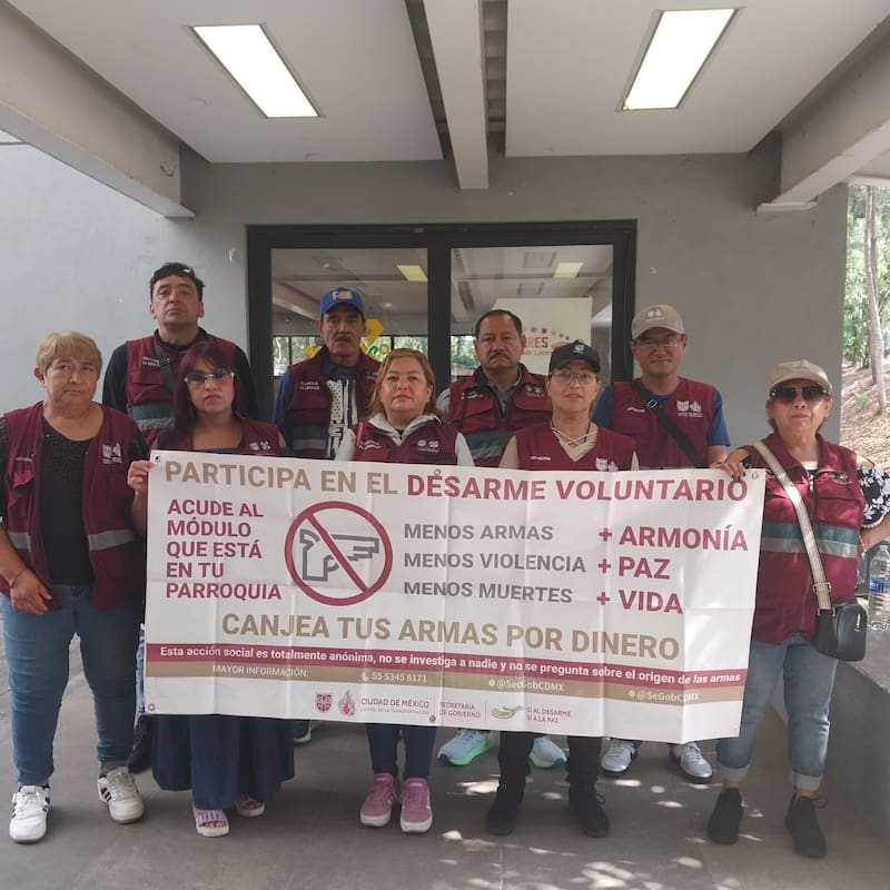 Colonias en CDMX al desarme.