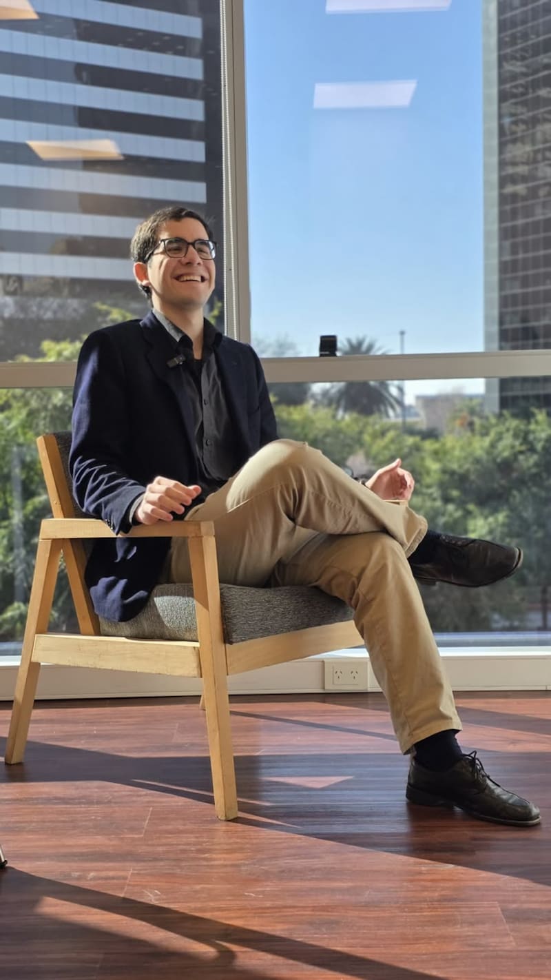 Juan Pablo Antivero, integrante de la primera generación, eligió un major en Marketing y minors en Administración y Comunicación.