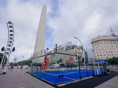 Bullpadel hace historia: el pádel llega al Obelisco con una cancha única en el corazón de Buenos Aires
