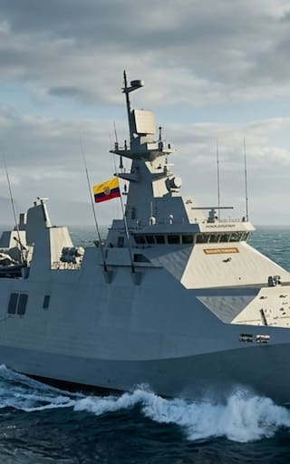 Llega al país el primer buque de guerra nacional: promete ser el más poderoso de América latina con tecnología bélica de última generación