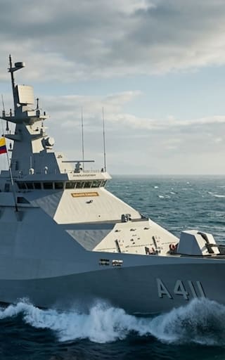 Llega al país el primer buque de guerra nacional: el más poderoso de América latina con tecnología bélica de última generación