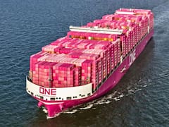 El barco más grande del mundo rompió un récord histórico: transportó más de 22.000 contenedores en un solo viaje y es el mayor orgullo del país