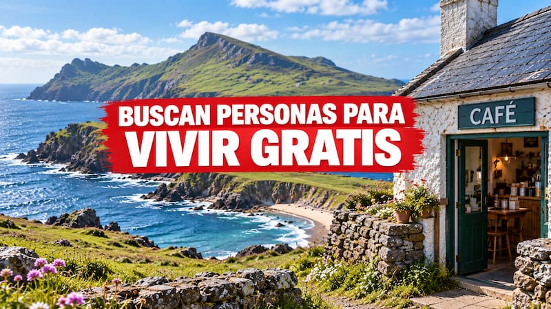 Buscan personas para vivir gratis en una isla europea a cambio de cuidar una cafetería y casas de turistas