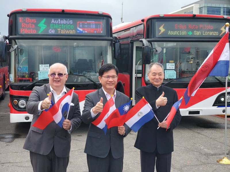La colaboración entre Taiwán y Paraguay permitió implementar este nuevo sistema de transporte (Fuente: Embajada de Taiwán en Paraguay).