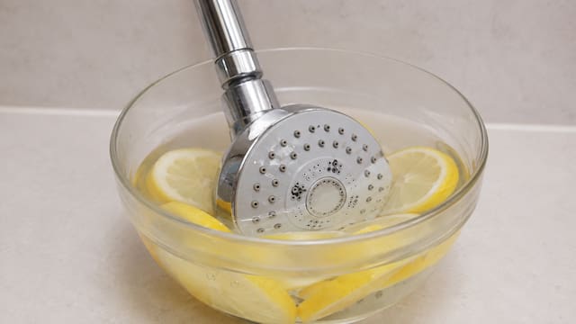 Poner el cabezal de la ducha en vinagre y limón: para qué sirve y por qué se recomienda tanto