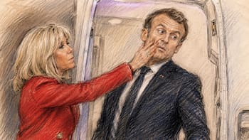 La cachetada a Macron vuelve con libro, actriz y cálculo físico: ¿cuánta energía tuvo el violento golpe de Brigitte?