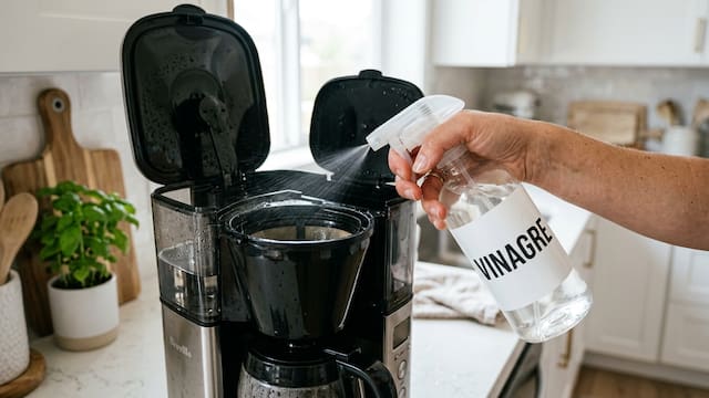Echar vinagre en la cafetera para eliminar el sarro acumulado y mejorar su funcionamiento: por qué lo recomiendan