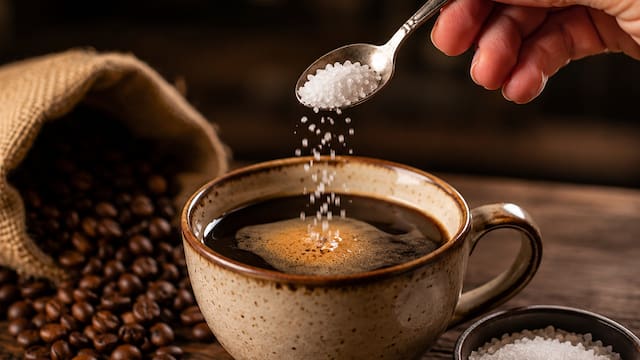 Agregar sal al café: para qué sirve y por qué cada vez más personas lo hacen