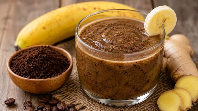 Café usado con banana y jengibre: para qué sirve y por qué lo recomiendan