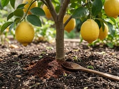 Tirar la borra del café en la tierra del limonero: para qué sirve y cómo usarla para cuidar el árbol