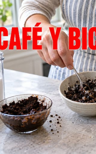 Mezclar café usado con bicarbonato: para qué sirve y por qué lo recomiendan