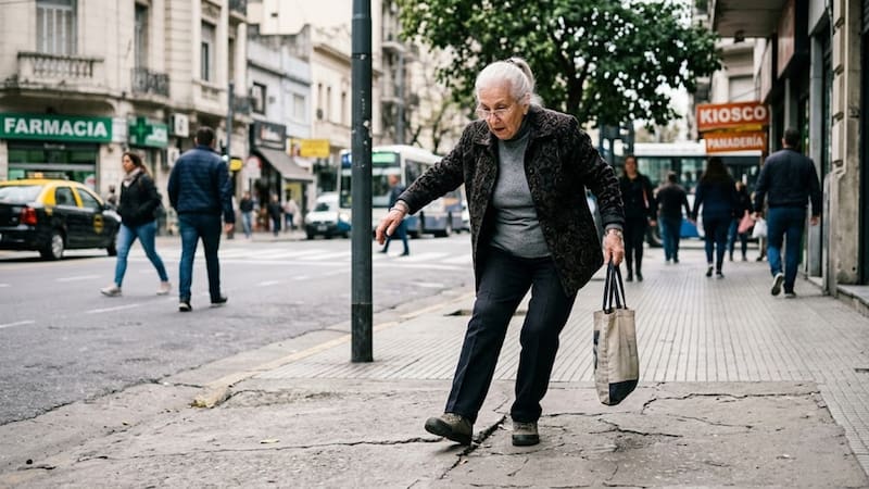 Caídas en adultos mayores.