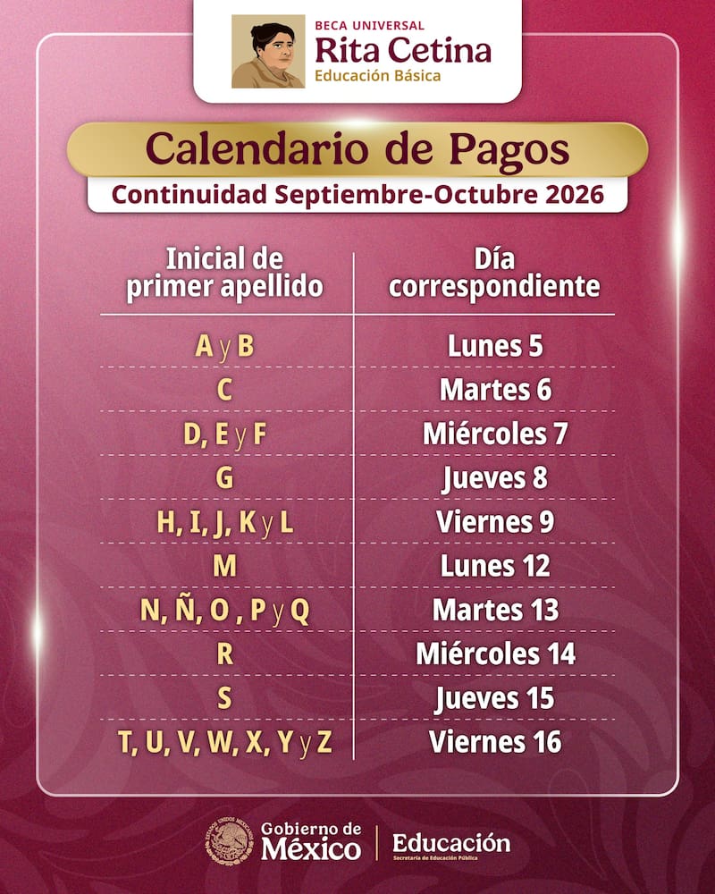 Entrega de 1.900 bimestre septiembre y octubre.