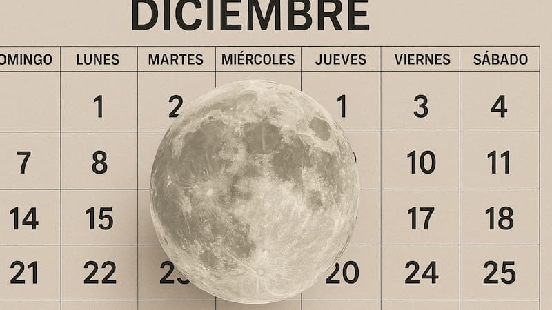 ¿Cuáles son los mejores días de diciembre 2025 para cortarse el cabello según el calendario lunar?