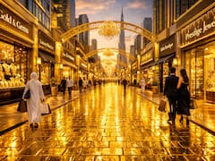 Pavimentarán con oro una exclusiva calle en el distrito más lujoso del país: venderán productos importados y habrá más de 1000 tiendas