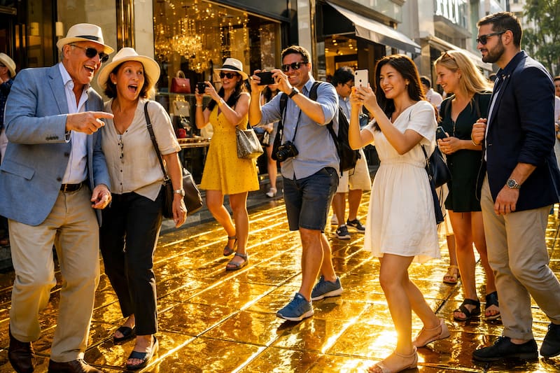 Ya es oficial: Dubái tendrá la primera calle de oro del mundo y estará rodeada por más de 1.000 tiendas