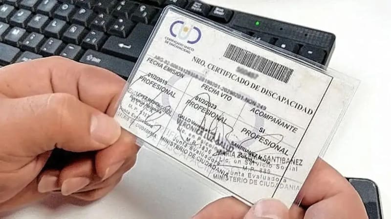 Cambia el Certificado Único de Discapacidad: el Gobierno anunció los requisitos para mantener el CUD
Fuente: Archivo