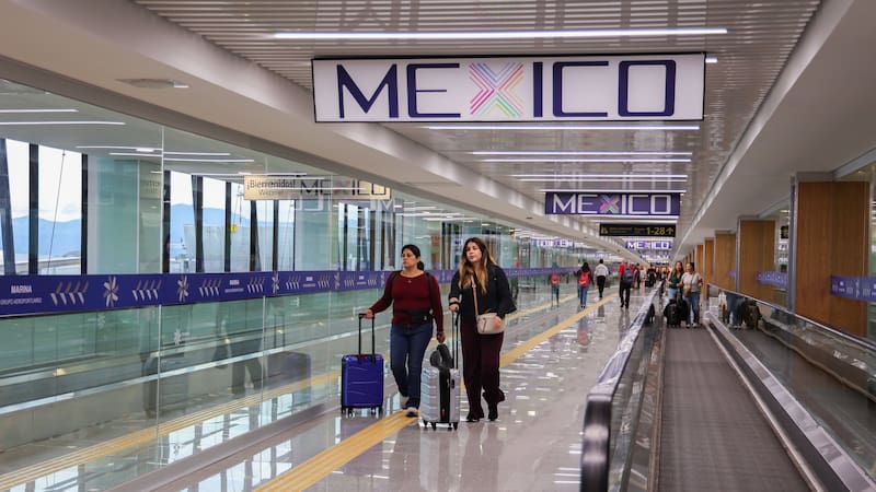 Cambios en las rutas para llegar al aeropuerto en México.