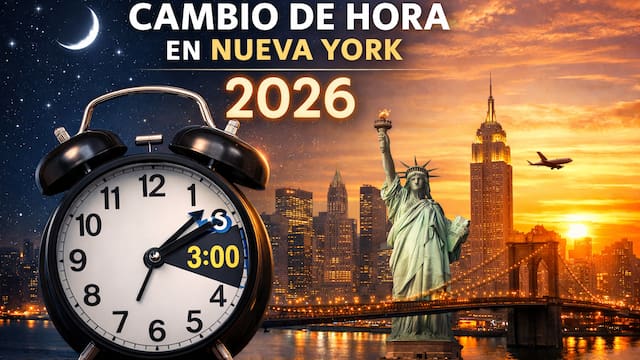 Cambia la hora en Nueva York: qué día hay que ajustar los relojes en 2026 y cómo hacerlo correctamente