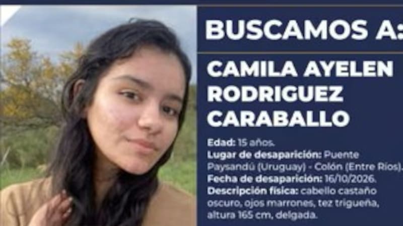 Se busca a Camila Ayelen Rodríguez Caraballo.