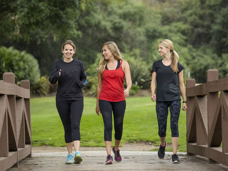 Caminar es un excelente entrenamiento. Fuente: archivo