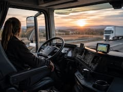 Miriam, camionera argentina en Europa: “Paso entre 22 y 24 días fuera trabajando y cuando vuelvo a casa solo estoy tres o cuatro días”