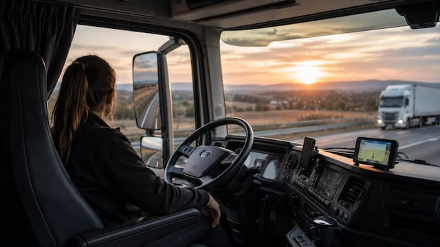 Miriam, camionera argentina en Europa: “Paso entre 22 y 24 días fuera trabajando y cuando vuelvo a casa solo estoy tres o cuatro días”