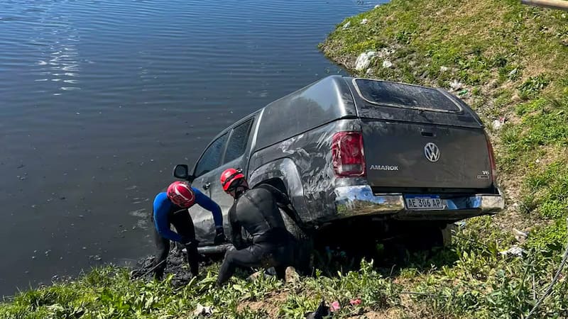 La camioneta de la denuncia (Policía Bonaerense)