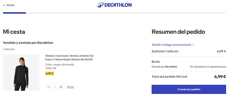 Decathlon lanza promociones en ropa térmica.