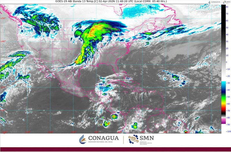 Canales de baja presión y el aire húmedo del océano Pacífico y golfo de México, ocasionarán lluvias y chubascos en zonas del norte, centro y occidente del territorio nacional. (Foto: Archivo)