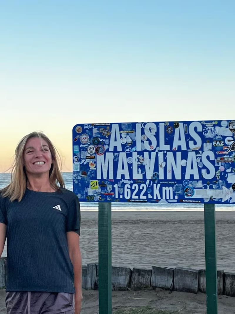 Candela Cerrone, la argentina que ganó la Maratón de Malvinas.