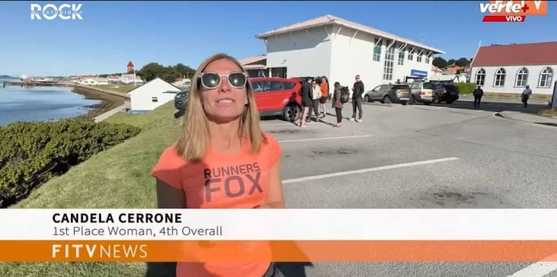 Candela Cerrone, la argentina que ganó la Maratón de Malvinas.