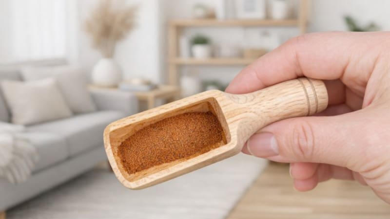 Colocar canela en una parte específica de nuestro hogar está relacionado con la energía. Foto: iustración de Copilot.