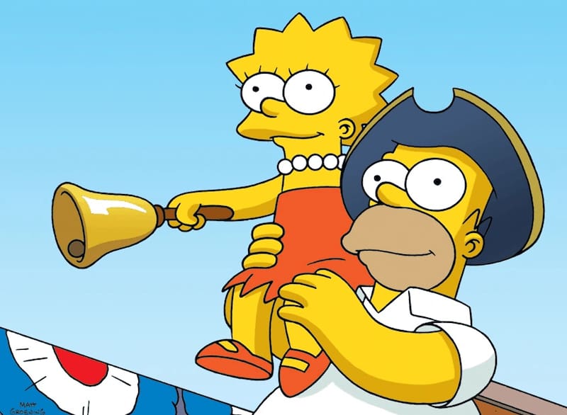Captura del Capítulo de Los Simpson "Lisa la iconoclasta"