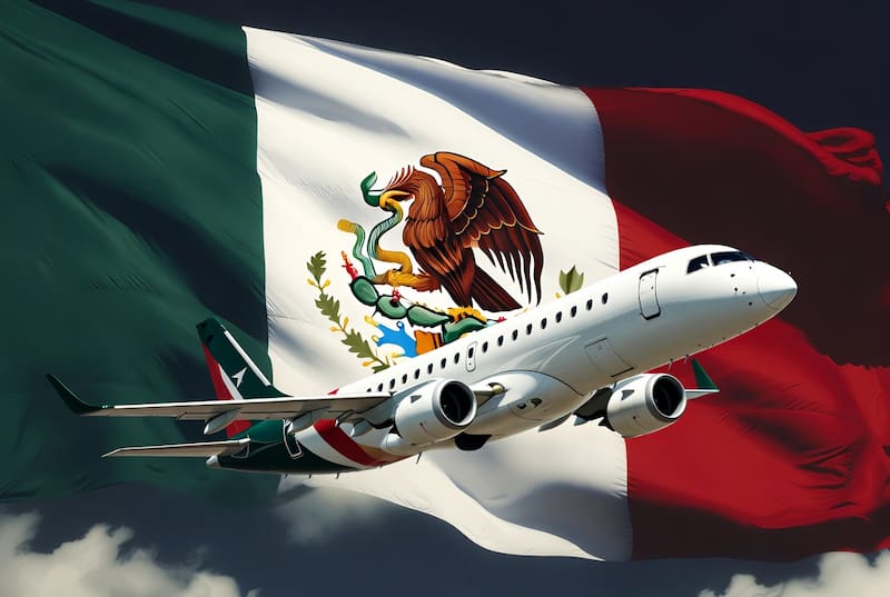 Mexicana sumó su séptimo avión E190-E2