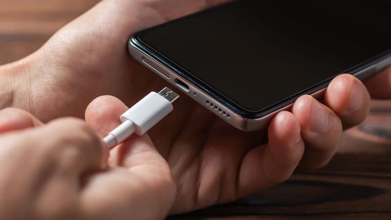 Cargar el celular de esta manera lo destroza y genera un daño irreparable en el teléfono
Fuente: Shutterstock