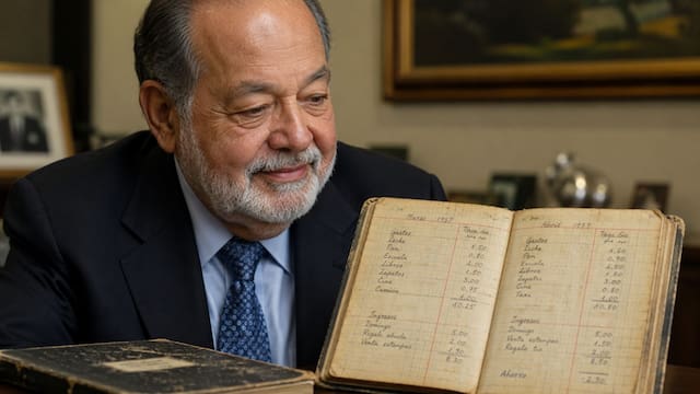 Carlos Slim reveló el cuaderno que le cambió la vida y dio origen a su fortuna de más de 120,000 millones de dólares
