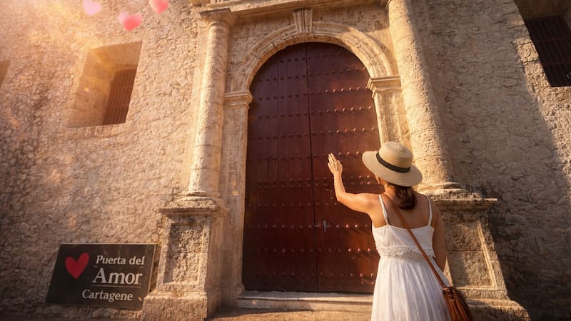 La leyenda de la puerta se popularizó en redes sociales entre turistas.