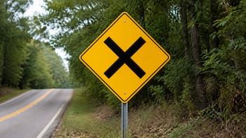 Cuál es el significado de la señal de tránsito de la letra X con un fondo amarillo y por qué es importante