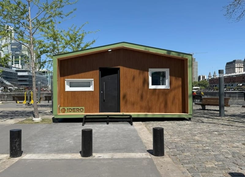 Casas modulares con financiamiento del Banco Provincia