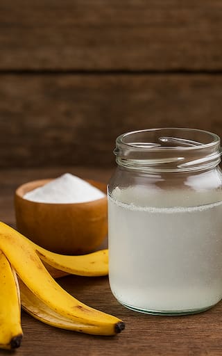 Cáscara de banana, vinagre y agua con bicarbonato: por qué recomiendan esta mezcla y para qué sirve