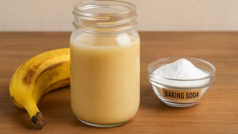 Cáscara de banana y agua con bicarbonato: por qué recomiendan esta mezcla y para qué sirve.