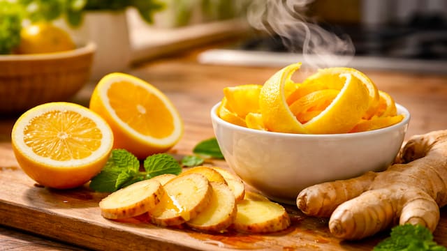 Hervir cáscara de limón y jengibre: para qué funciona y cómo utilizarlo en tu hogar