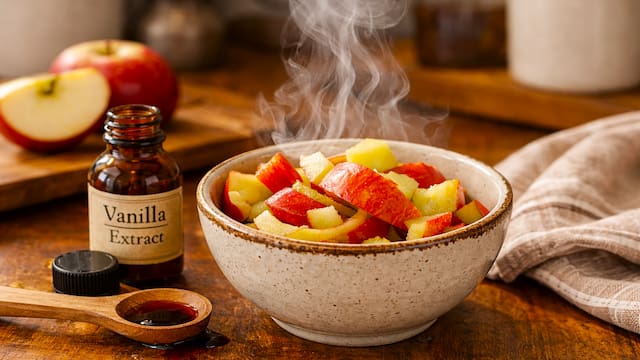 Mezclar extracto de vainilla y cáscara de manzana: para qué sirve y cómo se utiliza en los ambientes del hogar