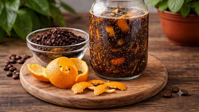 Mezclar cáscaras de naranja con café usado: por qué lo recomiendan y para qué sirve