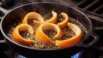Cáscara de naranja en sartén caliente | Para qué sirve y por qué lo recomiendan