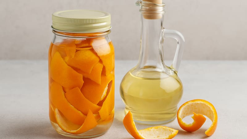 Una fórmula casera que limpia, perfuma y reutiliza las cáscaras de naranja de forma natural. (Fuente: IA)